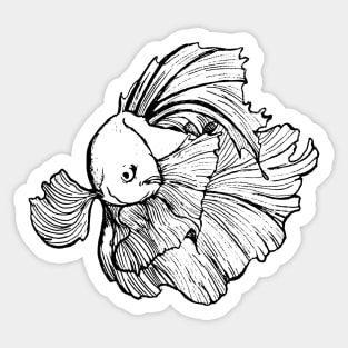 FISH BETA Sticker